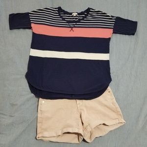 ASO Teen Wolf Colorblock Gap Tee